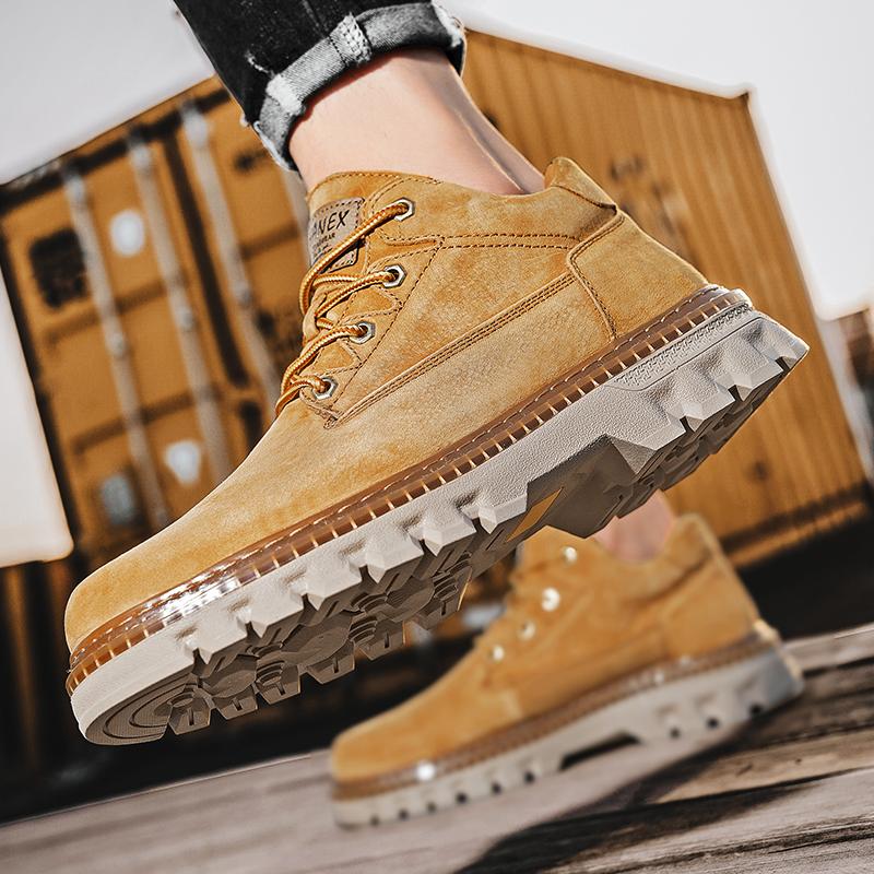 Herrenschuhe aus echtem Leder Klassisch Retro vielseitig Trendiger Stil Täglich Party Büro Outdoor Herbst und Winter Jugendschuhe Heiß