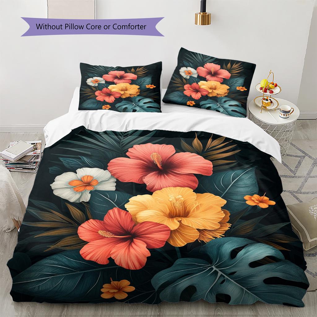 Cartoon Pattern Bedding Quilt Set Quilt Cover Pillowcase Home Decoration Birthday Gift (1 * duvet cover + 2 * pillowcase, without core)