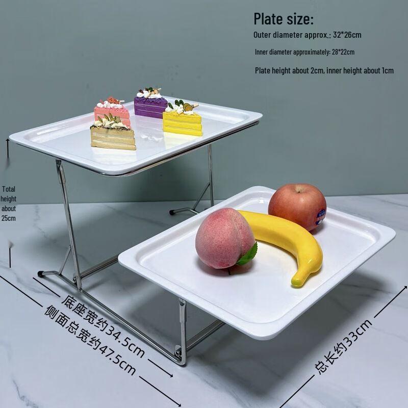 Melamine European Style Multi-tier Dessert Display Stand
