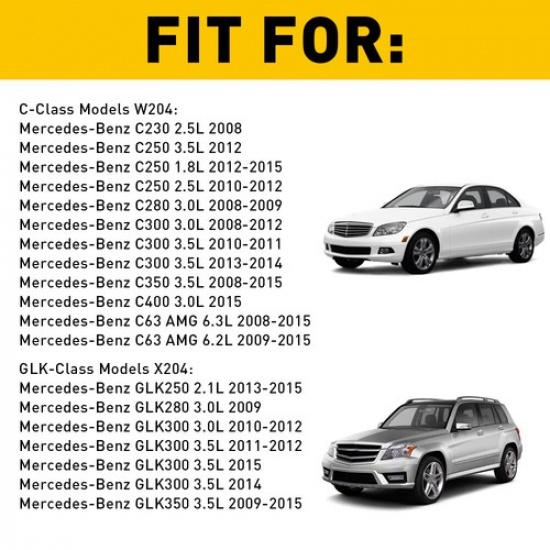 Left Driver Side Matte Ide Door Handle Kit For Repair Mercedes C250 C300 W204