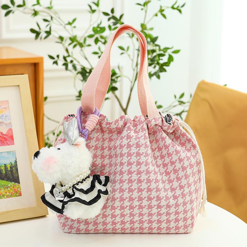 ins West Highland Dog Plush Toy Pendant Bow Puppy Girl Heart Bag Keychain Pendant