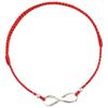 Sterling Silver Koi Fish Red String Bracelet for Women – Good Luck Handmade Braided Rope