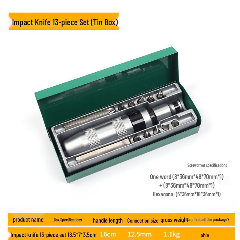 Rusty Screw Impact Driver & Screwdriver Extractor Set