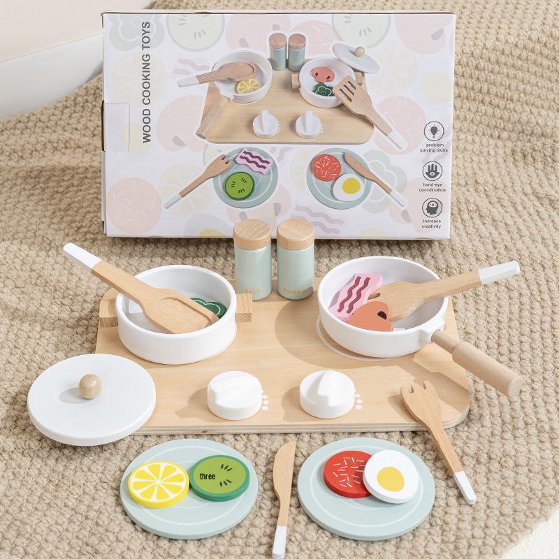 Wooden Danish Ice Cream & Tea Playhouse Toy for Kids & Parents