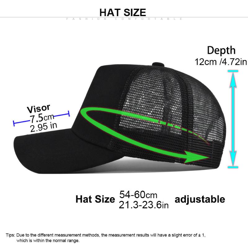 Customized Logo Hard Top 5 Panels Mesh Baseball Cap For Men Women Advertising Cap Breathable Sun Hat Solid Color Visor Gorra