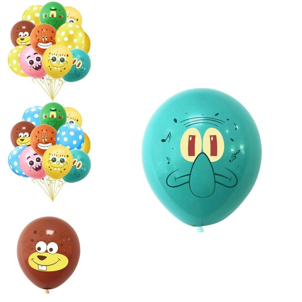 Adorable Spongebob Latex Balloons For Kids Birthday Party And Baby Shower Decorations