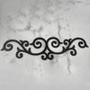 Black Wooden Scroll Wall Decoration Retro Wall Art Sign Decorative Plaque Hotel Entryway Bathroom Office Home Door Topper Decoration