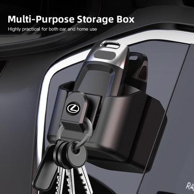 Car Key Holder Storage Box Hook Storage Case For Fsport RX330 IS250 Ct200h ES300h UX Car Supplies Keychain Organizer Box
