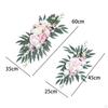 Wedding Arch Flowers Kit Corner Flower Row Decor Hanging Front Door Floral Garland for