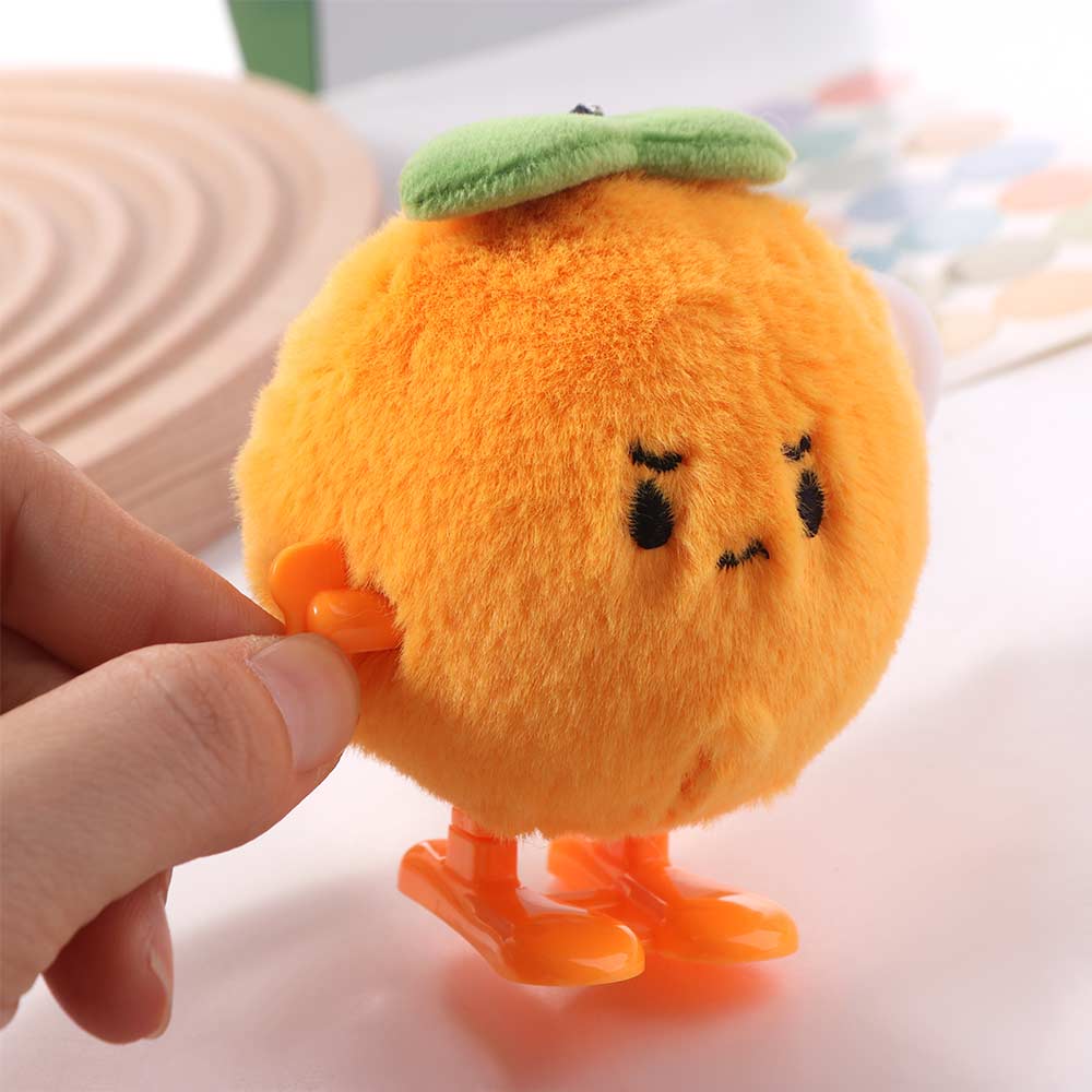 Bag Hanging Tangerine Plush Keychain Fluffy Tangerine Car Key Ring  Backpack Decor