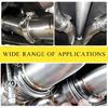 V Band Clamp For Turbo, Automotive Stainless Steel Turbo Clamp With Male Female Flange (4")