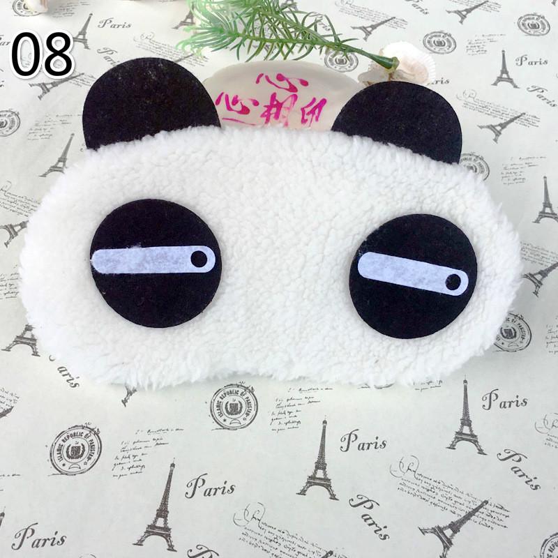 

3D-маска для очей із зав’язаними очима, м’яка м’яка підкладка для сну, подорожі, відтінок, відпочинок, відпочинок, сон, зав’язані очі, маска панди 08