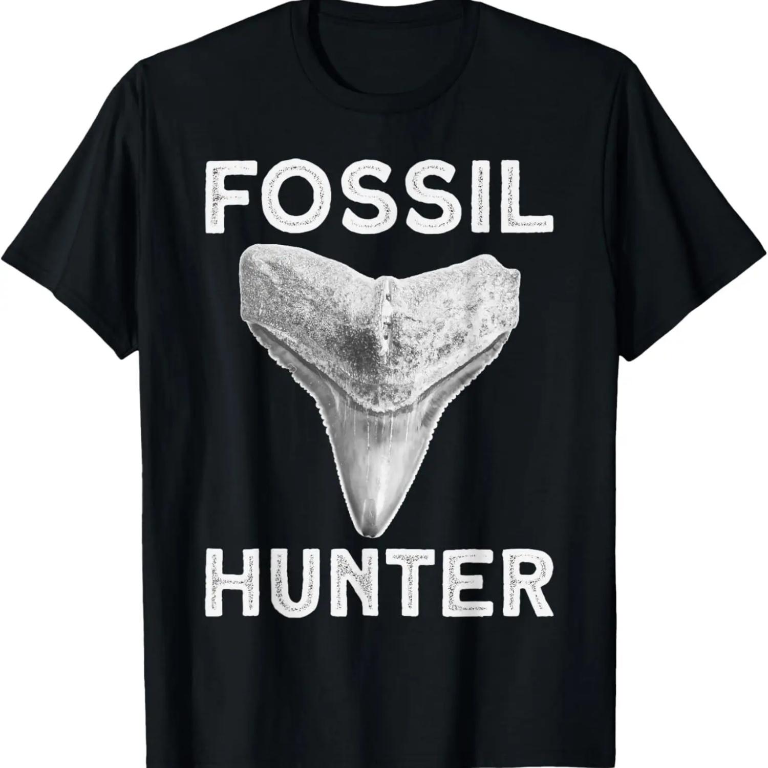 Shark tooth Fossil hunter T-Shirt S