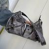 Vintage Maillard Style Women's Shoulder Bags Y2K Hot Girls Underarm Bag Luxury Cool Pu Leather Ladies Handbags Female Tote Purse
