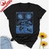 Vintage Sunflowers Shirt 90s Retro Flowers Tee La Dolce Vita Pressed Flowers Gift for Her Screenprinted Tshirt Italy Harajuku