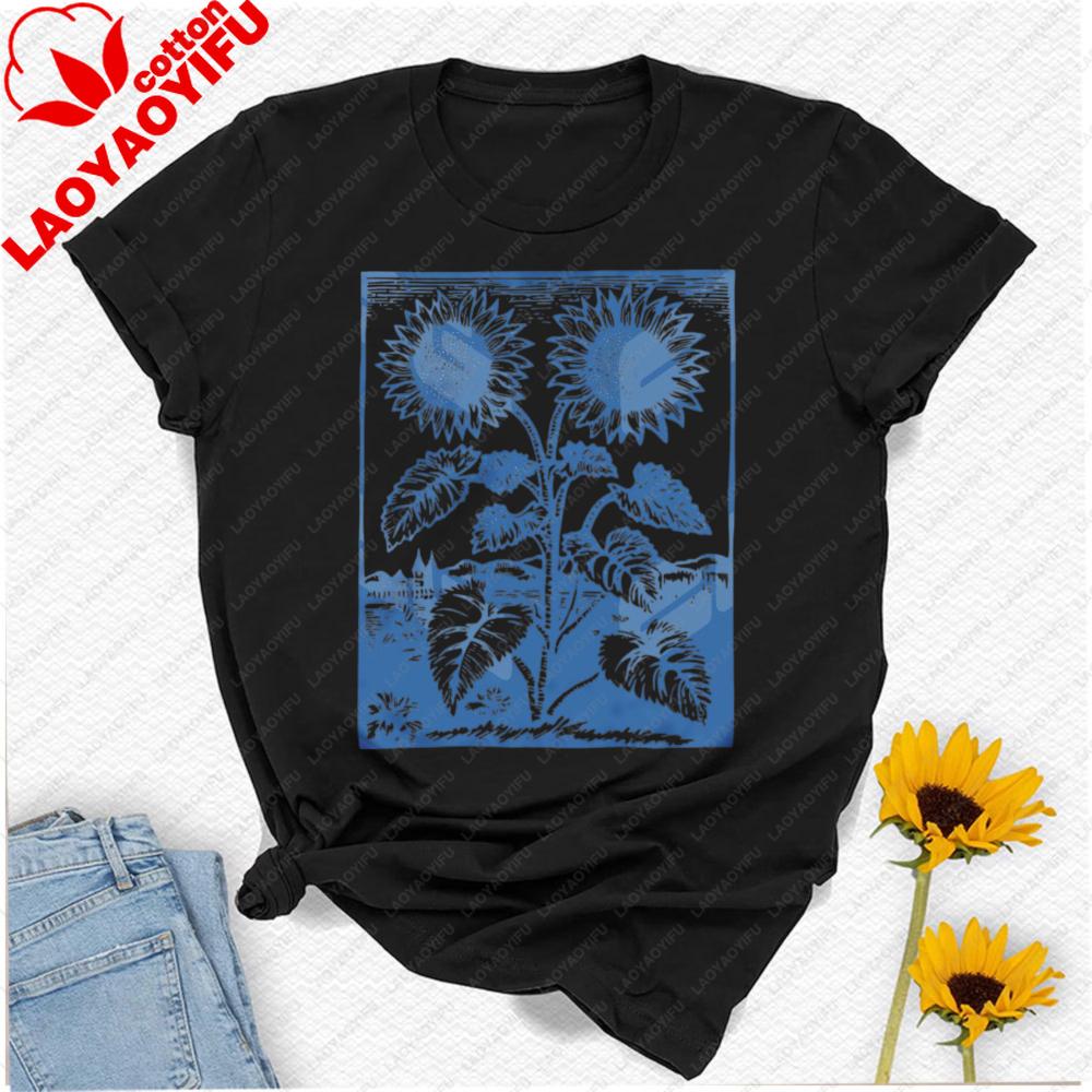 Vintage Sunflowers Shirt 90s Retro Flowers Tee La Dolce Vita Pressed Flowers Gift for Her Screenprinted Tshirt Italy Harajuku