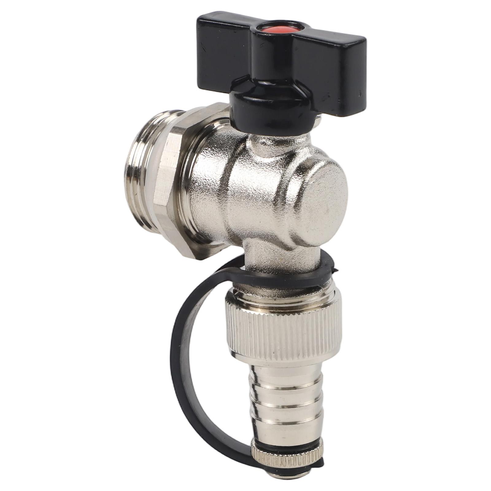 

Temperature Resistant Valve Brass Heating Valve Drainage Pipe Connector 1 Pcs Forged Design Brass Body Material