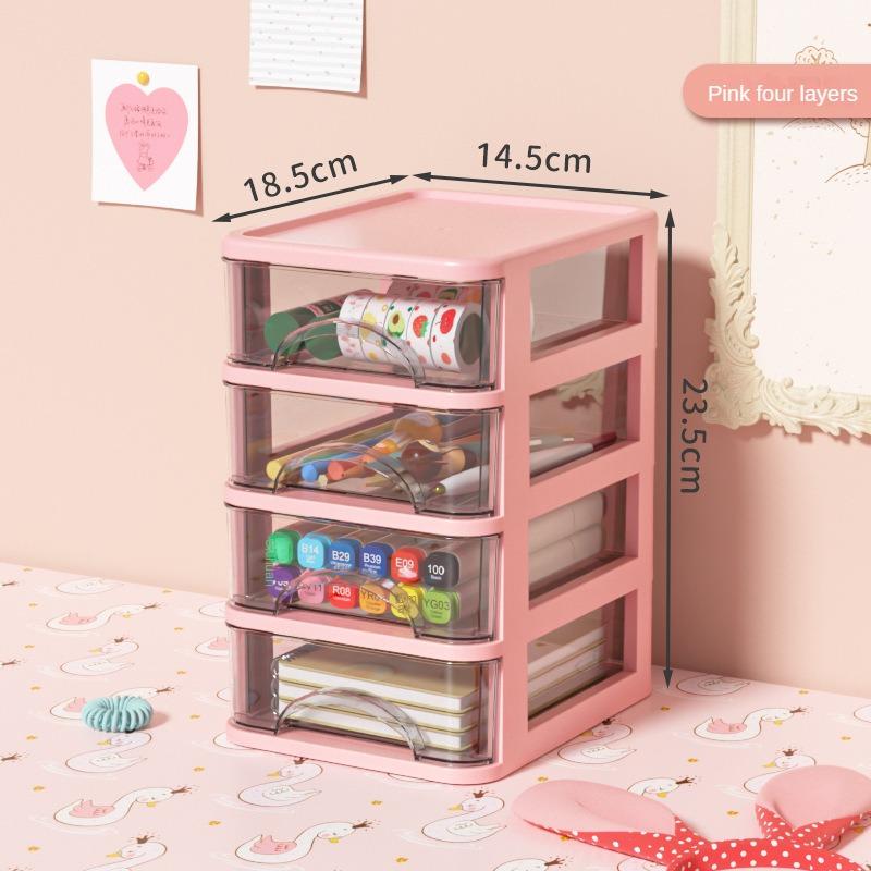 Multi-Layer Desktop Drawer Storage