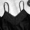 Women's 4,piece Satin Pajama Set, Soft Satin Sleepwear Set