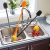 Silicone Bottle Brush Long Handle Water Bottle Cleaning Brush Vase Glassware Cup Brush Cleaner