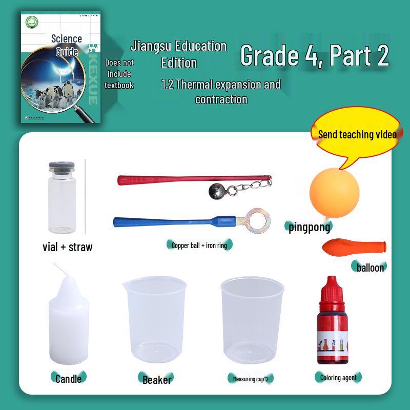 

Fourth Grade Science Experiment Kit: Thermal Expansion and Contraction Aids