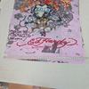 Used Ed Hardy Large Stole Skull Heart Pink