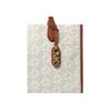 Michael Kors Gigi Classic Monogram Pendant Open Tote Bag Women Tote Bag Vanilla-White 30H3G3GT3B-099