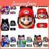 Mochila Escolar Desenho Animado Super Mario Mochila Estudante Impermeável E Expansível Estilo Fashion E Moderno Material de Nylon