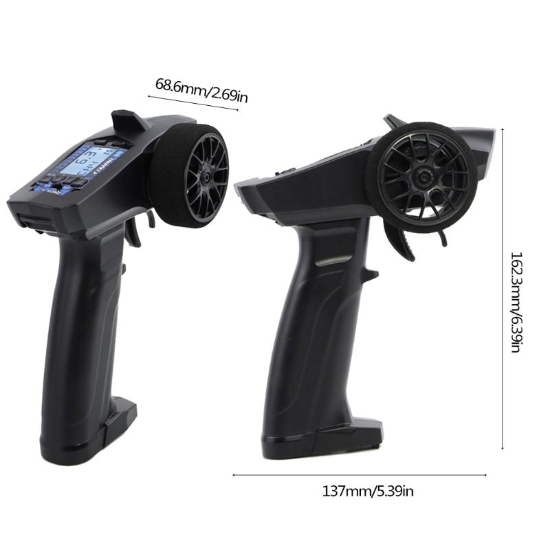 2.4GHz 4CH Remote Control Signal Transmitter Handle Lcd Display RC Toy Part Transmitter Accs for Hobby Model Racing Car