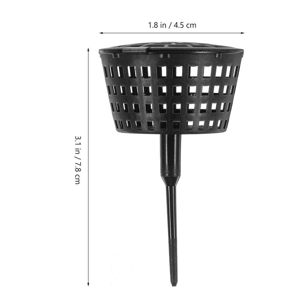 10 Stück Kunststoff Düngerkorb Deckel Bonsai Dünge Werkzeug Orchideen Düngerspitzen Garten Container Pflanzung Mistbox