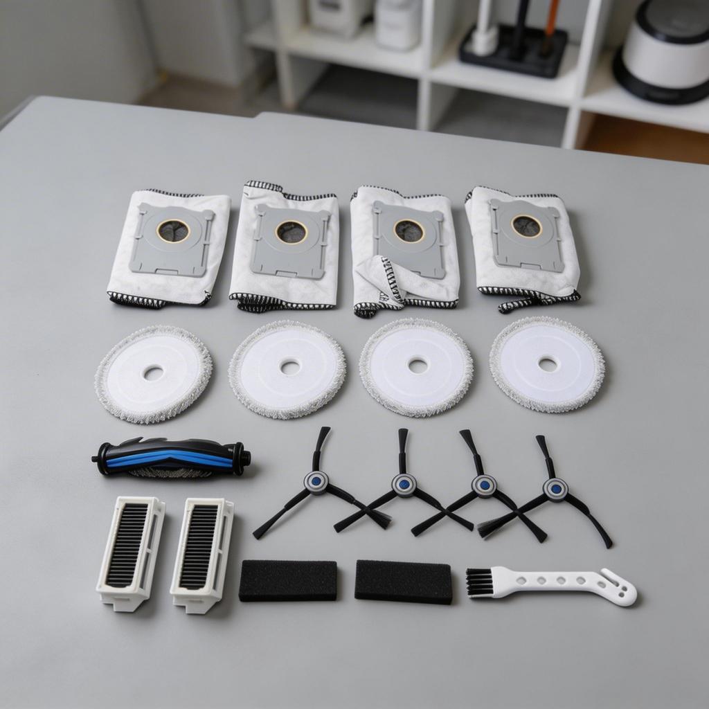 Main Roller Brush Main Side Brush Kit Vacuum Brush Kit