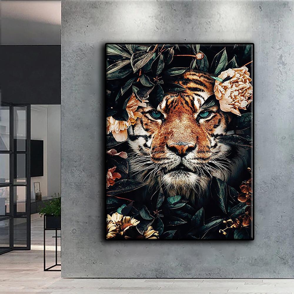 Vollständiges 5D-Diamantgemälde zum Selbermachen, Tiere im Busch, 5D-Diamantgemälde