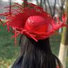 Straw Hat Summer Sun Protection Wide Brim Hand Woven Lightweight Breathable Design Beach Hat Headwear
