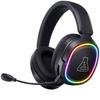 RGB Wireless Gaming Headset - THE G-LAB - KORP RUBIDIUM - Fabric - Retractable Microphone - Stereo - All Platforms