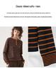 Fine-Spun Machine Washable Wool Round Neck Sweater Pullover with Long Sleeves
