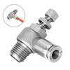 Airflow Adjustment 304 Stainless Steel 7x7x3cm 304 Stainless Steel Throttle Valve Plumbing Flexible Compatibility