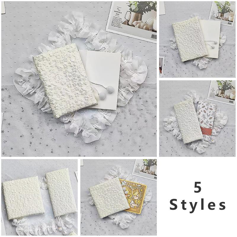 A5 A6 Handmade Clover Book Jacket Original Book Cover Portable Ledger Notepad Diary Protective Case Office School Supplies