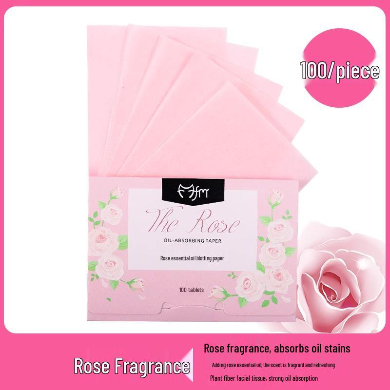 Pengyoui Portable Oil Blotting Facial Tissue - 300 Sheets for Summer Oil Control