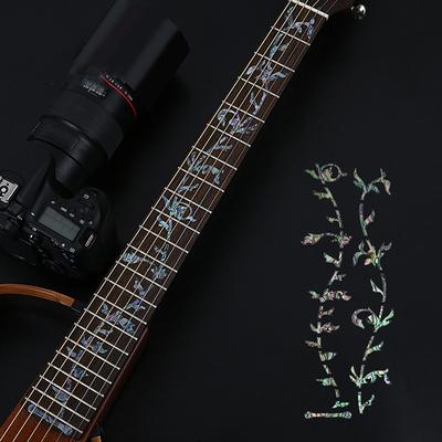 1Pc Cross Inlay Decals Fretboard Sticker Instrument Decorations Electric Guitar Parts Ultra Thin Stickers Guitarra Accessories