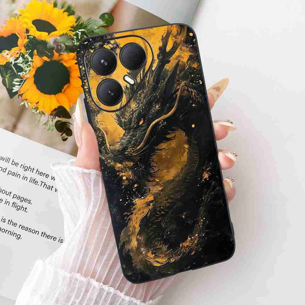 For Tecno Pova 7 Ultra 5G LJ9 Case Cartoon Cat Tiger Silicone TPU Black Cover For Tecno Pova 7Ultra 5G 6.67" Phone Cases Fundas