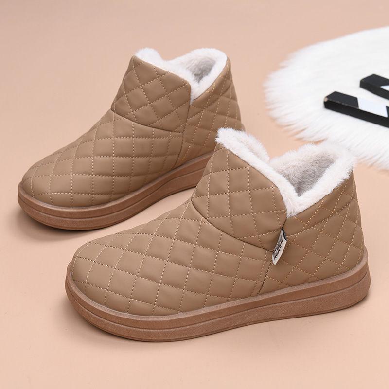 2025 Women's Winter Plush Snow Boots - Warm, Non-Slip, Lightweight Booties