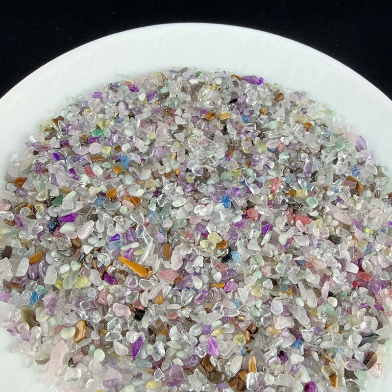 WTEMPO Tumbled Gravel Small Decorative Pebbles Bulk Mini Polished Rocks Pieces for Crafts Vases Filler Succulent Plants Aquarium Gravel Rocks