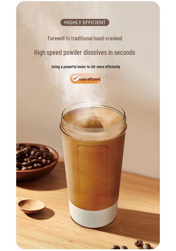 Automatic One-Button Stirring Cup: Food-Grade Shaker for Coffee, Milk, and Fitness Drinks