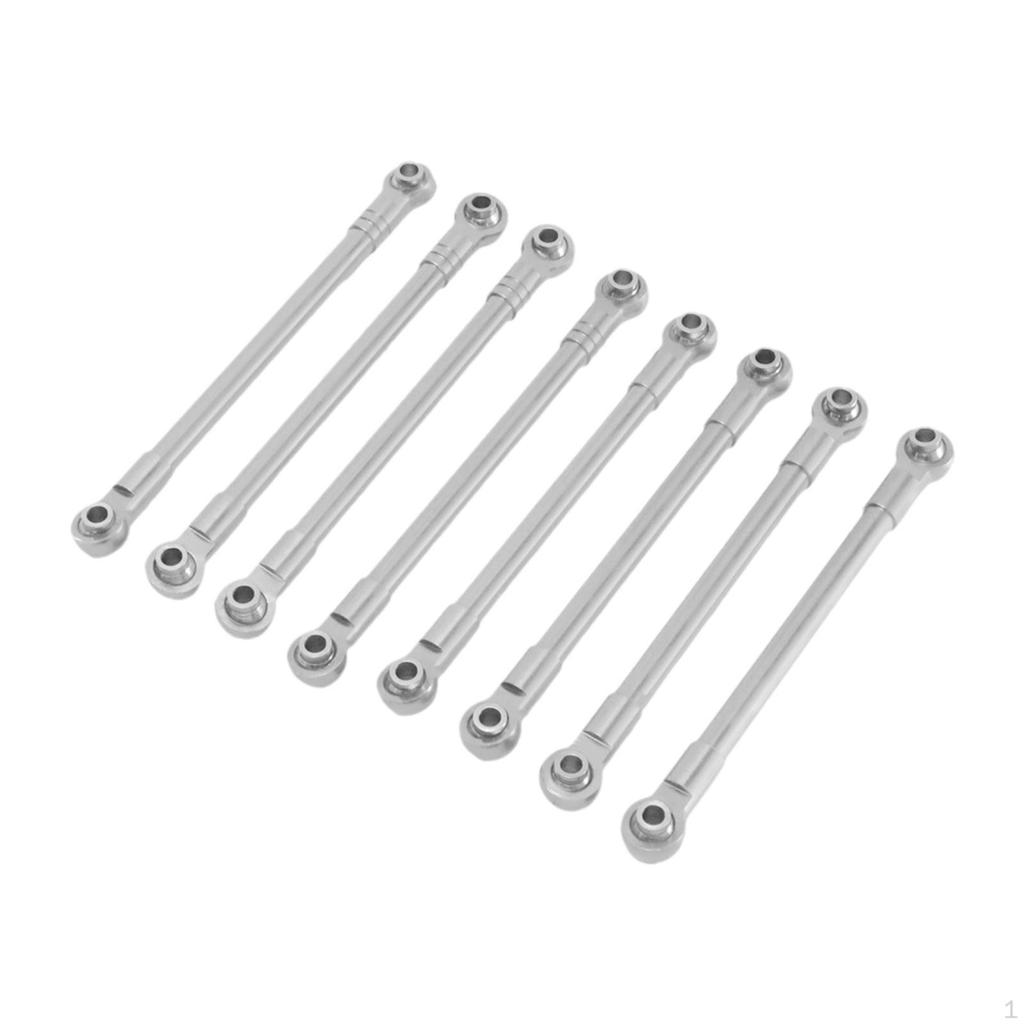 8 Pieces RC Car Chassis Fixing Linkage Rod DIY Modified High Performance Components Spare Part
