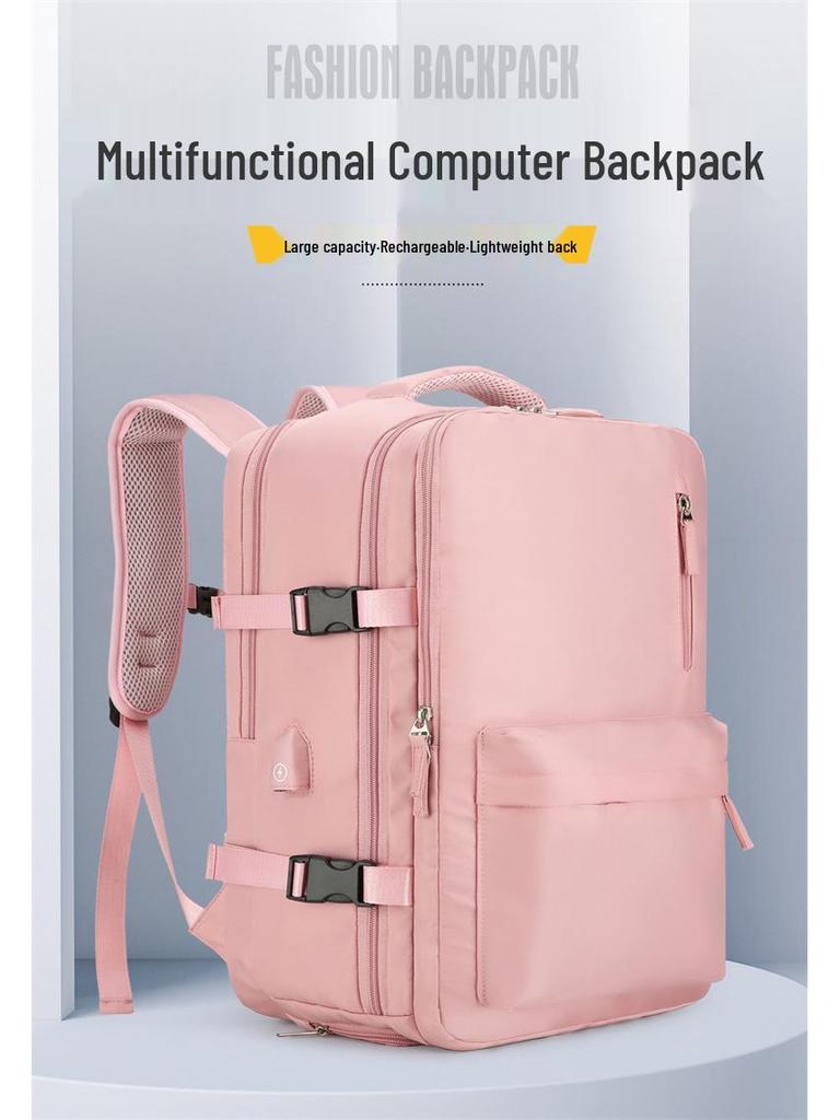 Unisex Lightweight Large-Capacity Multifunctional Travel Backpack for Short Business Trips