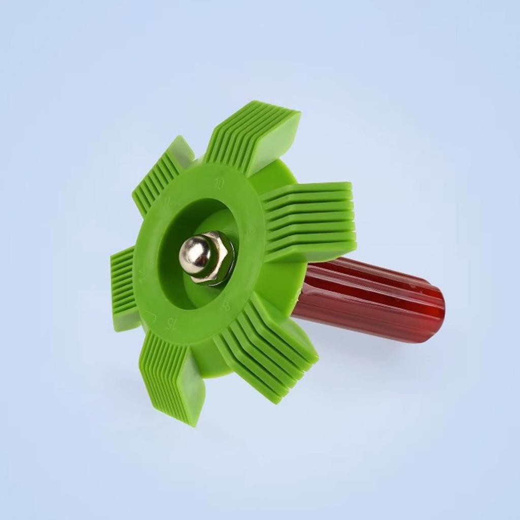 Reusable Air Conditioner Fin Straightener Portable Cleaning Brush ABS Texture Suitable for Household Dust Removal