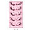 5 Pairs Fox Eye False Eyelashes Eye End Lengthening Long Curling Thick Fluffy All-Match Comfortable Fake False Eyelashes