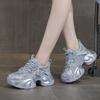 2519 Mesh Breathable Rhinestone Dad Shoes Women's Tide Summer New Platform Casual Shoes