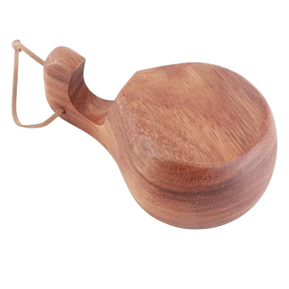 Wooden Salad  Mug Smooth Coffee Mug Lightweight Milk Cup  Home