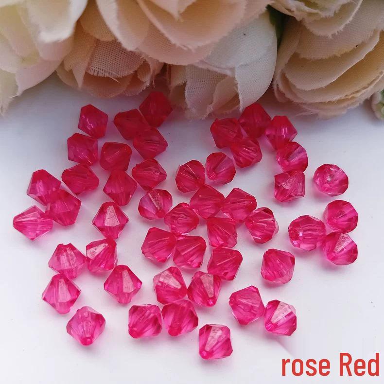 DIY Jewelry Accessories: 6mm Transparent Acrylic Rhombus Beads for Door Curtains